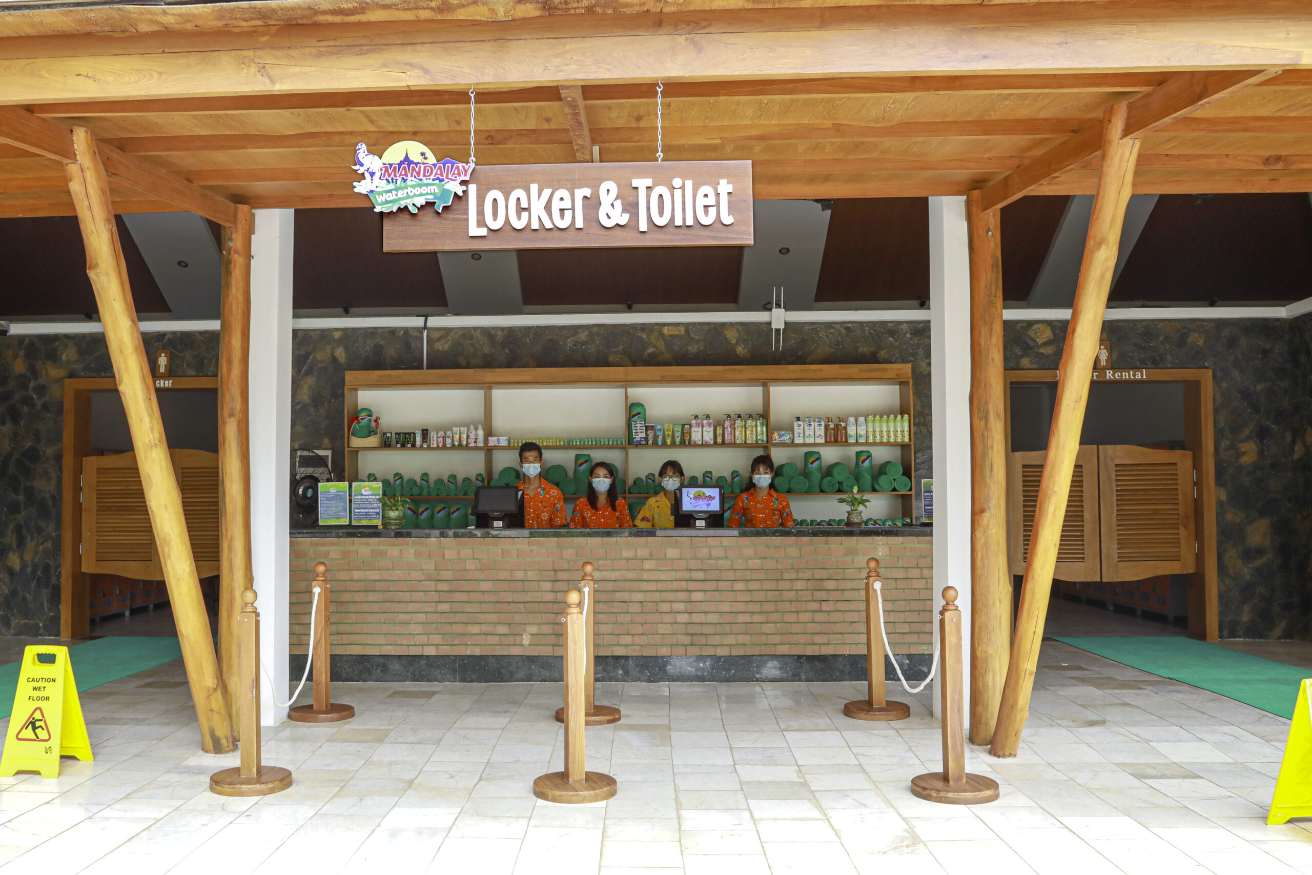 Lockers and Toilets